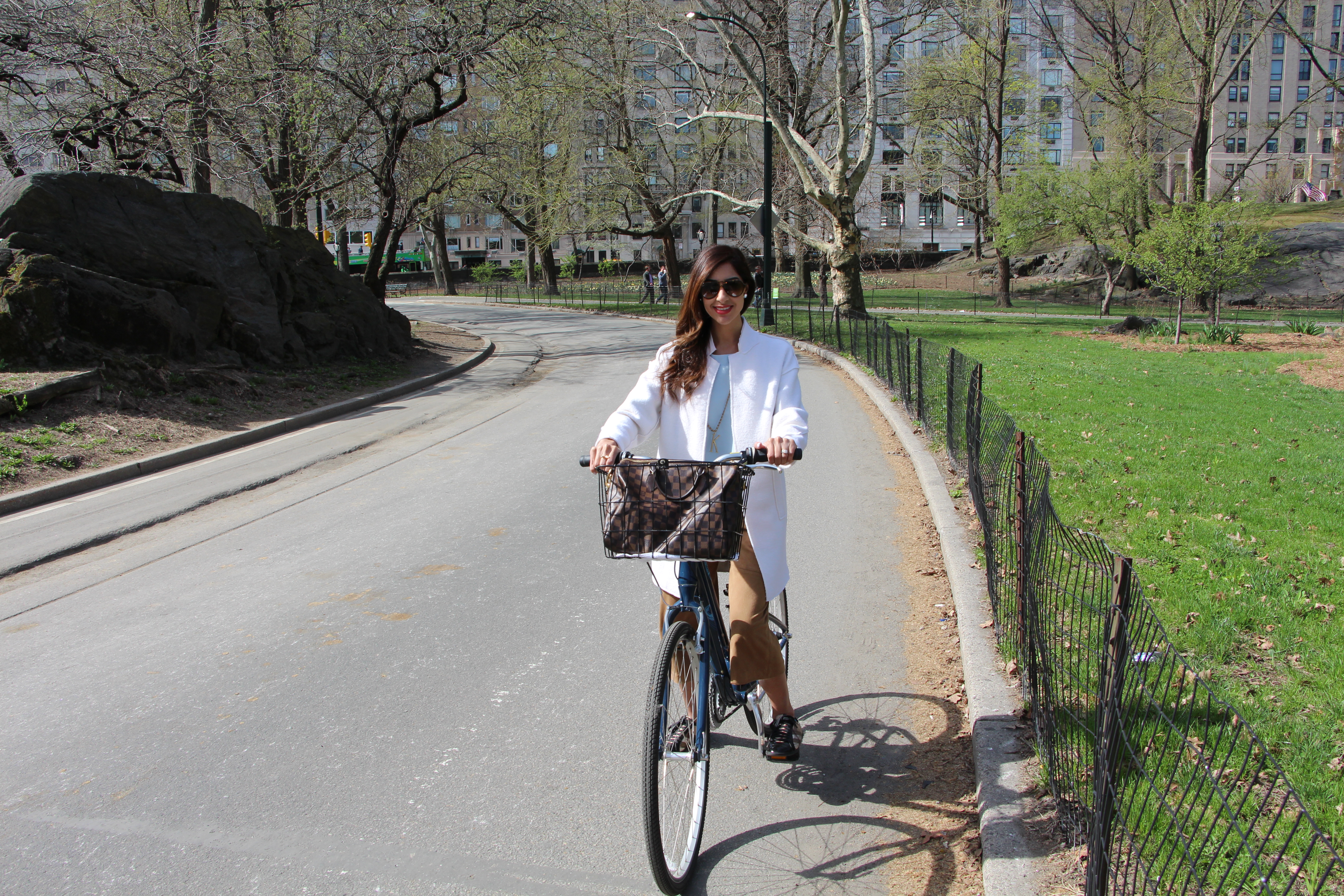 bike riding in central park